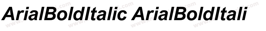 ArialBoldItalic ArialBoldItalic字体转换